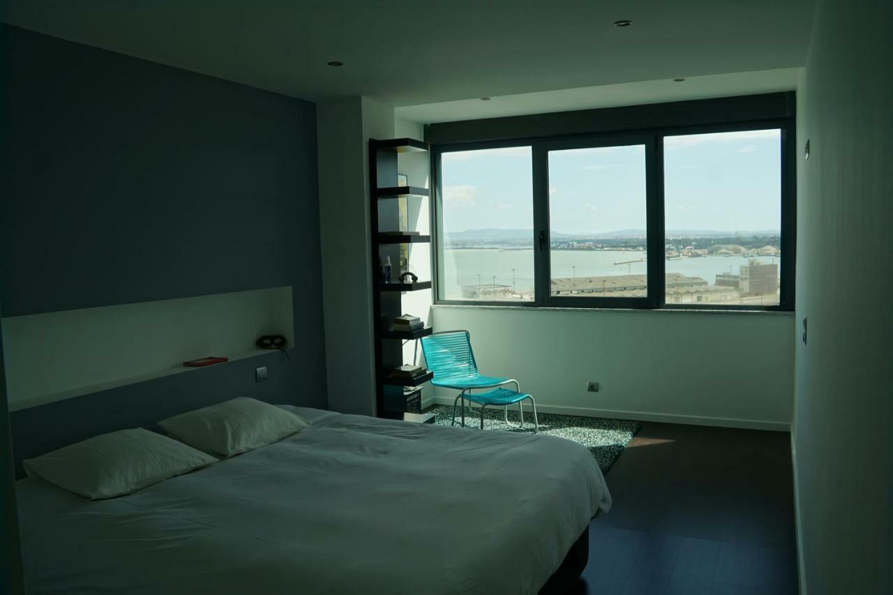 Ferienwohnung Penthouse Bellevue Almada Exterior foto